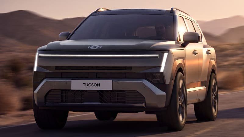 Hyundai Tucson 2027 frontal lateral